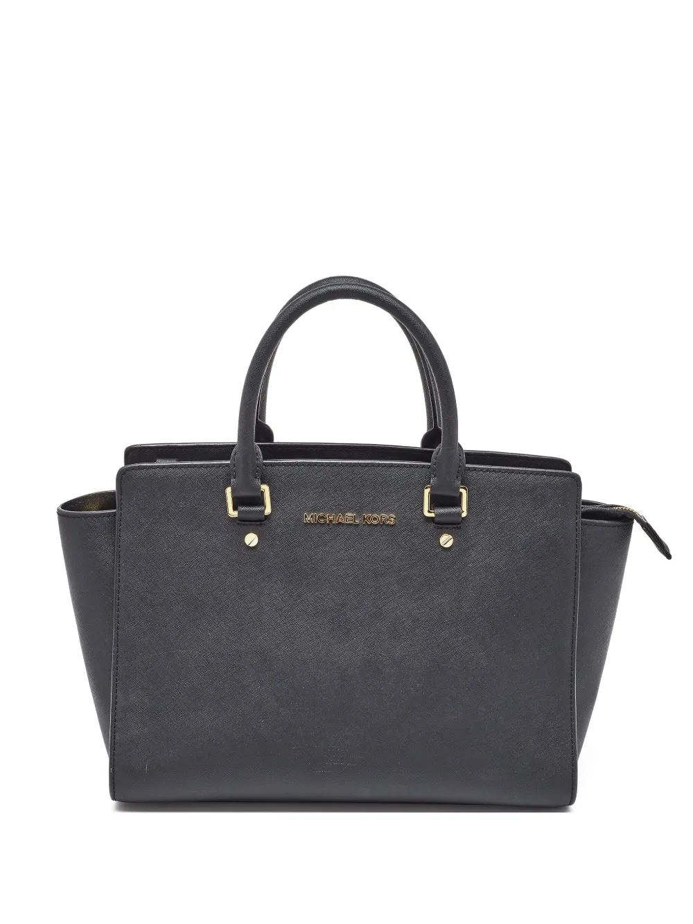 Michael Kors Vintage プレオウンド Selma サッチェルバッグ - ブラック Michael Kors Vintage プレオウンド Selma サッチェルバッグ - ブラック