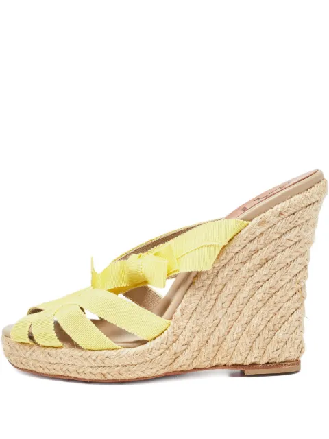 Christian Louboutin Pre-Owned 125mm wedge sandals