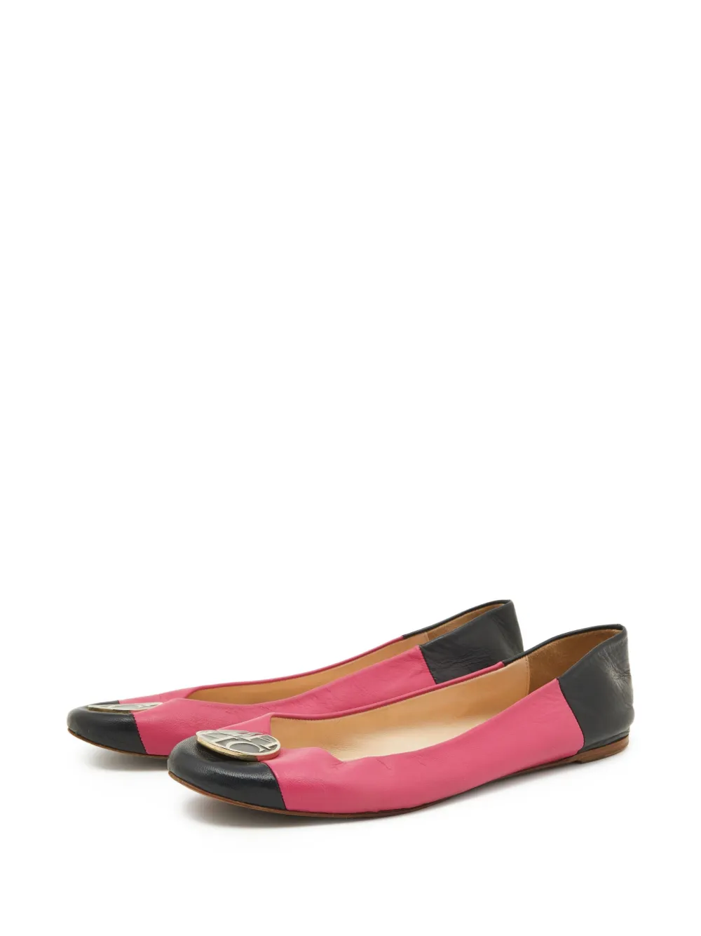 Carolina Herrera Vintage colour-block ballet flats | Image 2