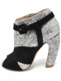 Miu Miu Pre-Owned 110mm glitter ankle boots - Silver