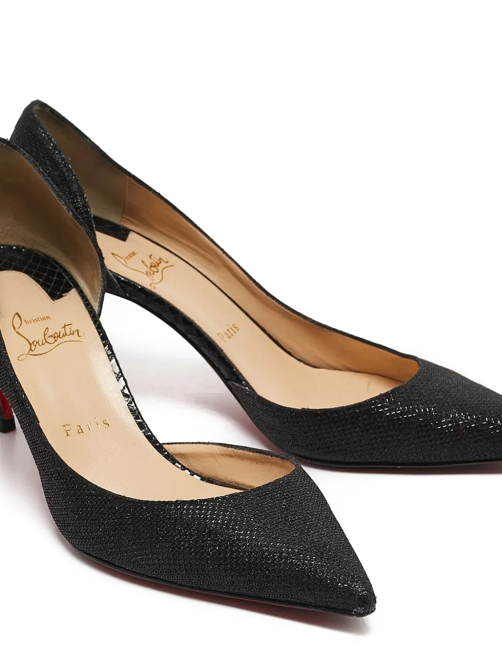 Christian Louboutin Pre-Owned zapatillas de lurex con tacón de 110mm | Zapatos | Image 2