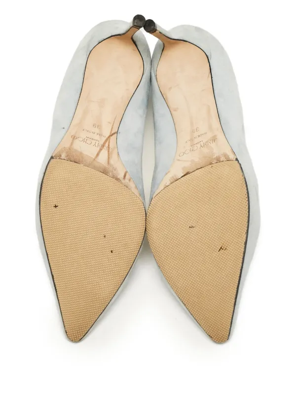 Jimmy Choo Pre-Owned Love 65mm パンプス | ブルー | FARFETCH JP