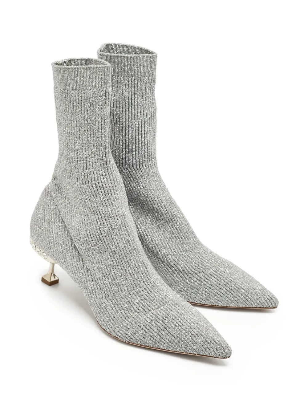 Miu Miu Pre-Owned metallic-threading boots | Image 2