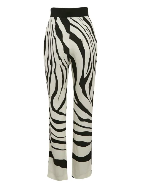 Roberto Cavalli Vintage zebra-print trousers