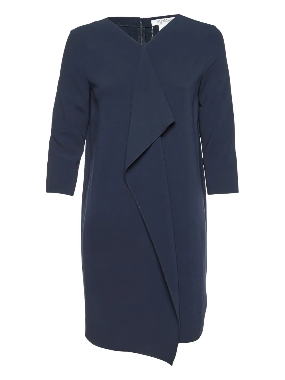 Max Mara pre-owned draped-detail dress | Blue | Image 1