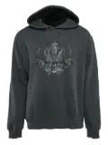 Dolce & Gabbana Pre-Owned crest-motif hoodie - Grey