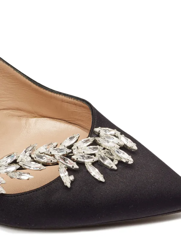 Manolo Blahnik プレオウンド Nadira 90mm ビジュートリム