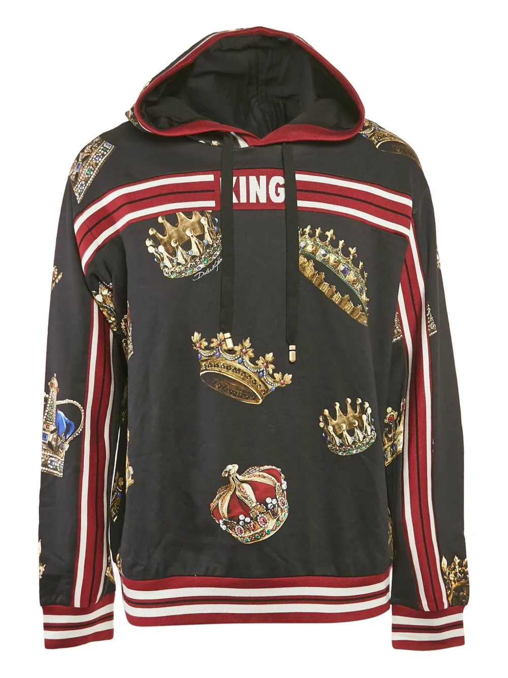 Dolce & Gabbana Pre-Owned Felpa in cotone con cappuccio | nero | Image 1
