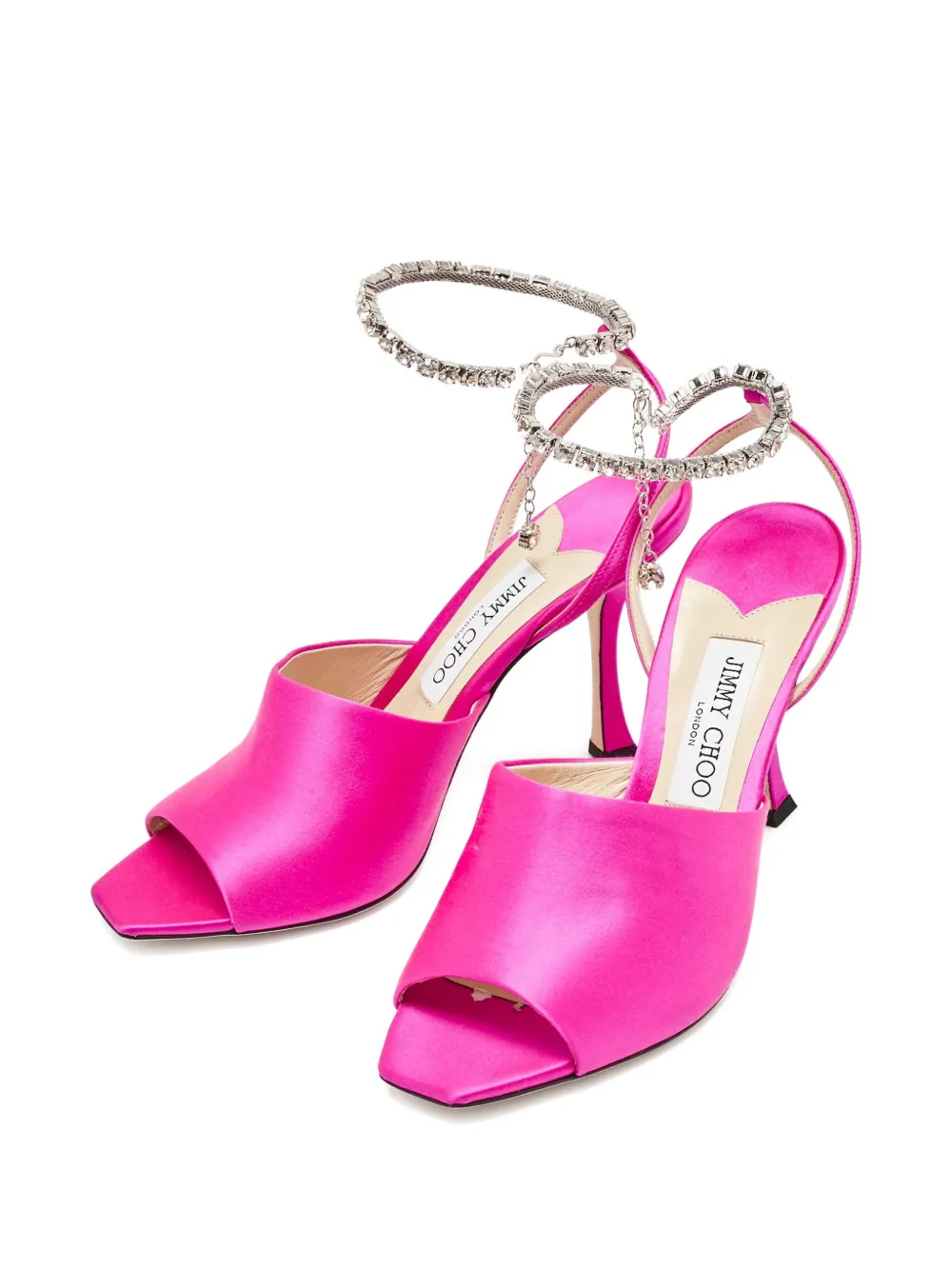 Jimmy Choo Pre-Owned 2024 95mm satin sandals | Image 2