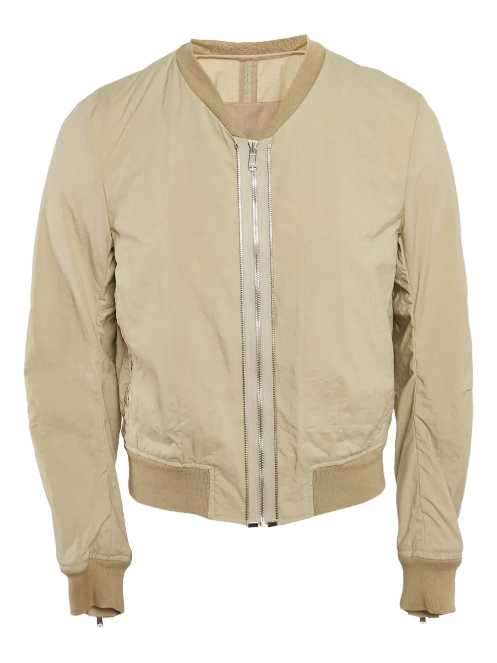 Saint Laurent Pre-Owned zip-up bomber jacket | Neutrals | Image 1
