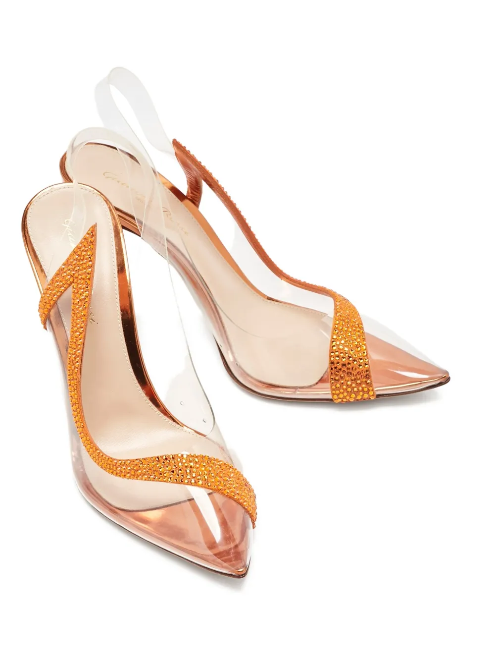 Gianvito Rossi Pre-owned 105 mm Hortensia pumps - Oranje