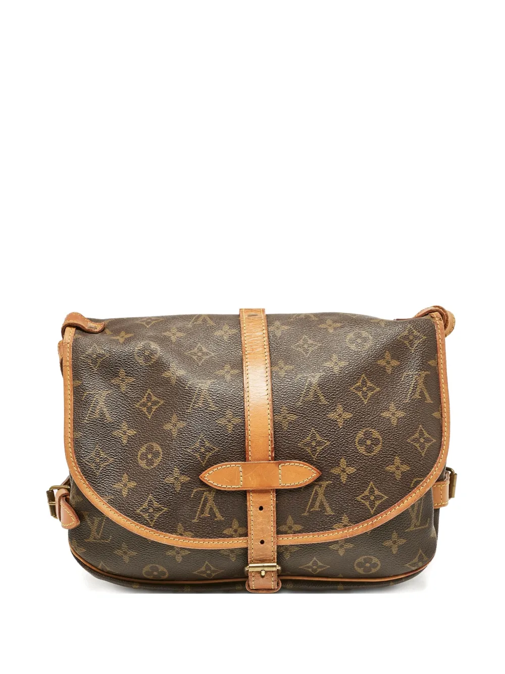 Louis Vuitton Pre-Owned ソミュール MM ショルダーバッグ - ブラウン Louis Vuitton Pre-Owned ソミュール MM ショルダーバッグ - ブラウン
