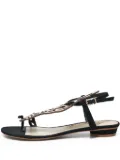 Sophia Webster pre-owned Seraphina cut-out flat sandals - Black