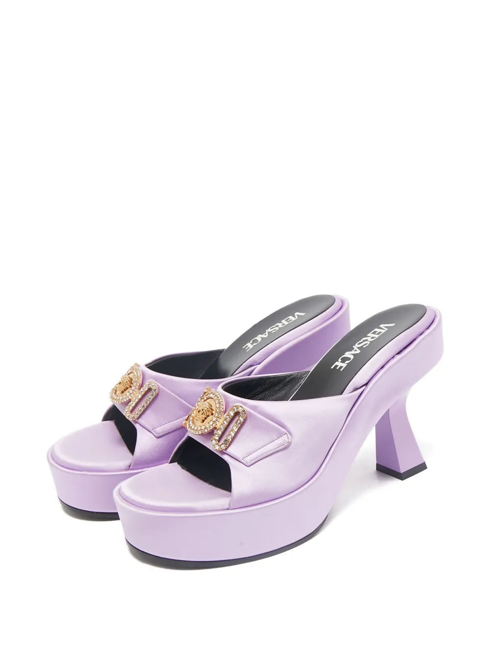 Versace Pre-Owned 2024 Medusa platform satin mules | Image 2