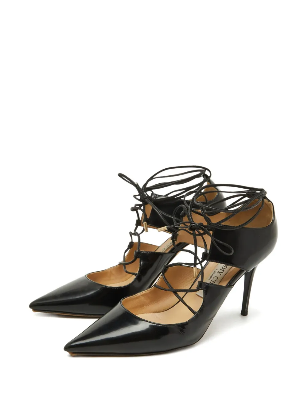 Jimmy Choo Pre-Owned 95mm patent leather pumps | Image 2