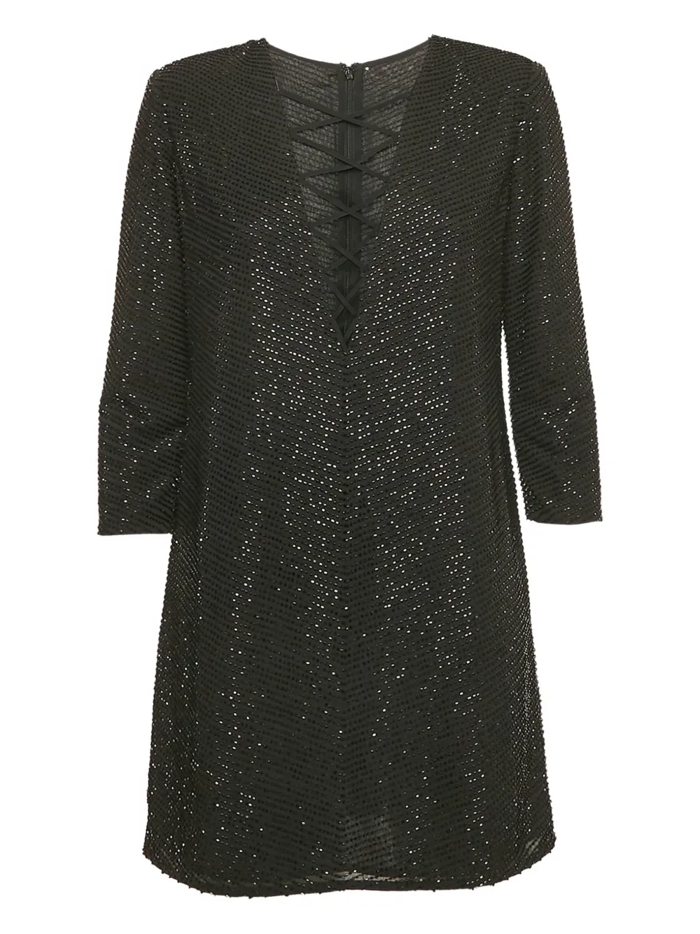 Elisabetta Franchi pre-owned sequined mini dress | Black | Image 1