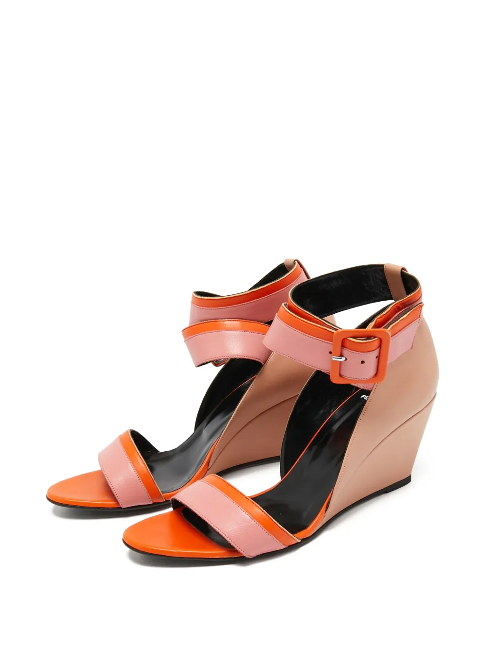 Pierre Hardy pre-owned 75mm Alpha wedge-heel colour-block sandals | Image 2