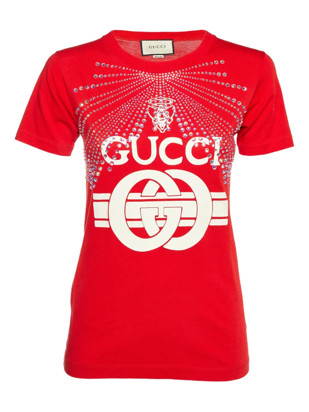 Gucci Pre-Owned Interlocking-G T-shirt | Red | Image 1