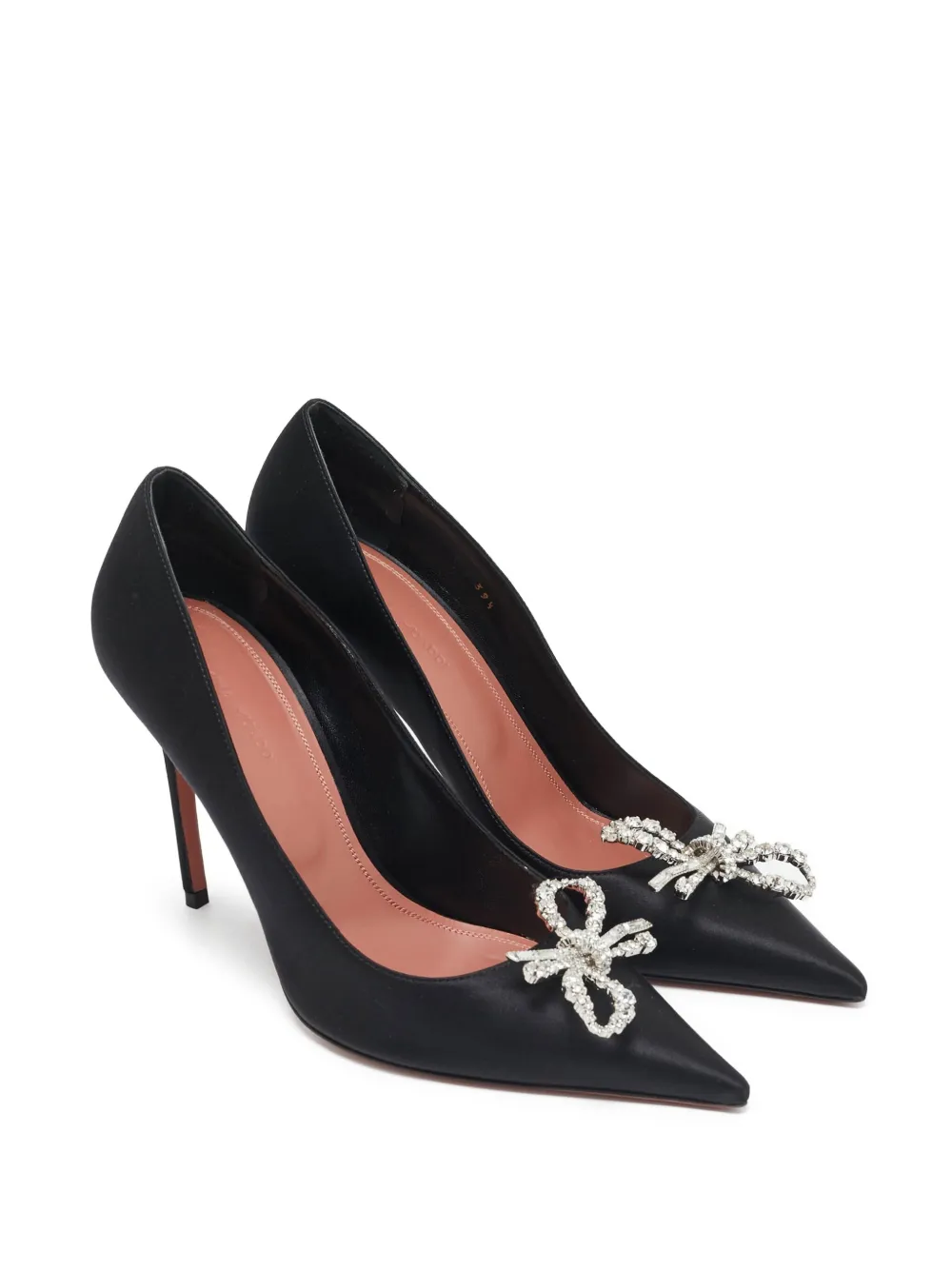 Amina Muaddi pre-owned 100mm Rosie crystal-embellished pointed-toe pumps | Image 2