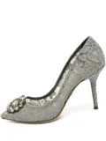 Dolce & Gabbana Pre-Owned 95mm Bellucci pumps - Grey