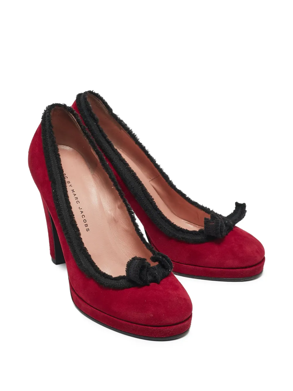 Marc Jacobs Vintage pre-owned 100mm frayed suede pumps | Image 2