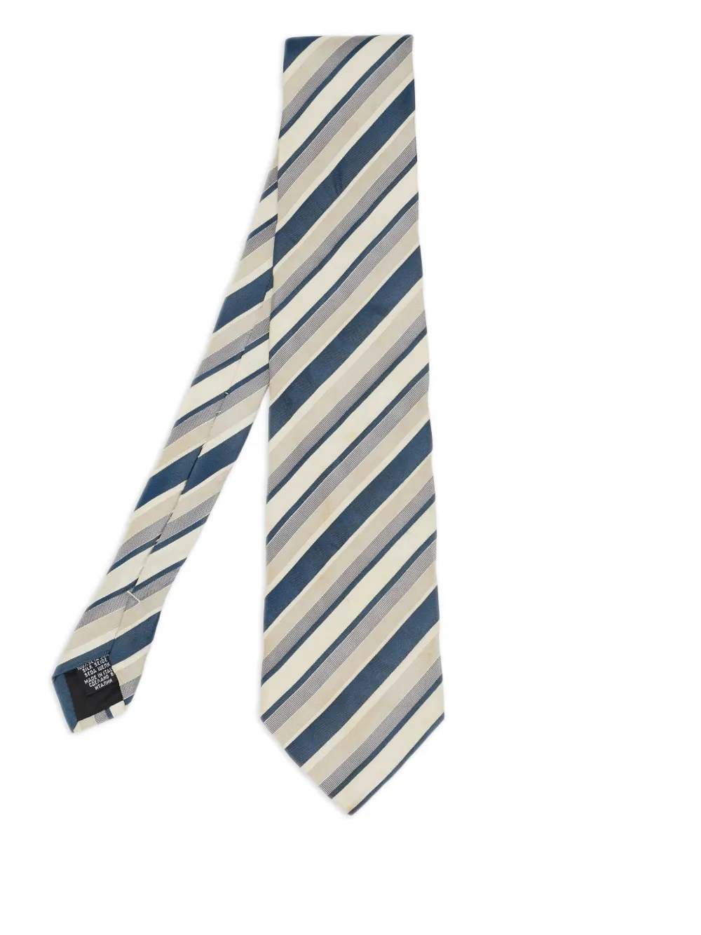 2024 Diagonal Stripe Silk Tie