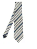 BOSS 2024 Diagonal Stripe Silk Tie - Blue