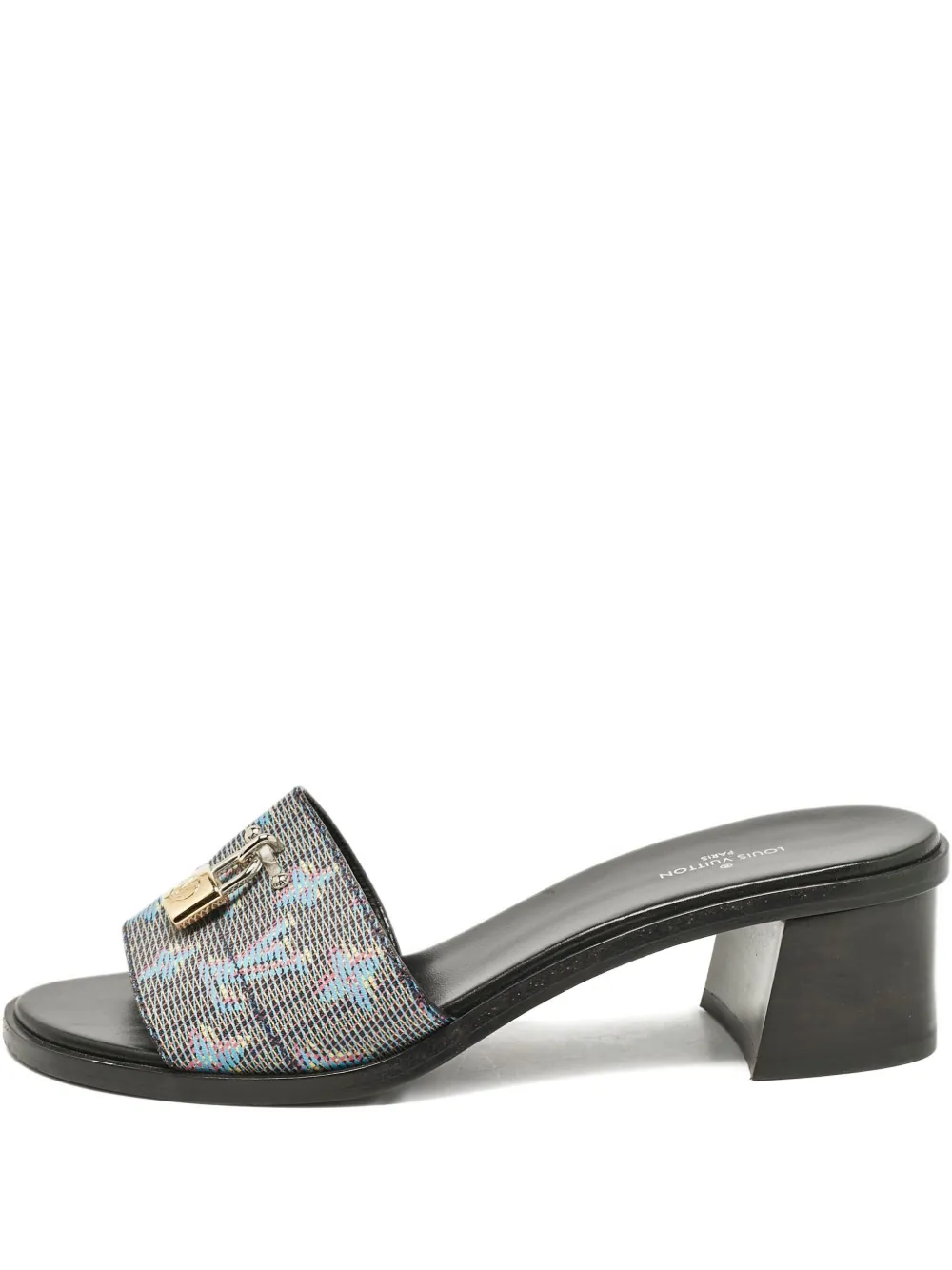Pre-owned Louis Vuitton Monogram Lock Sandals