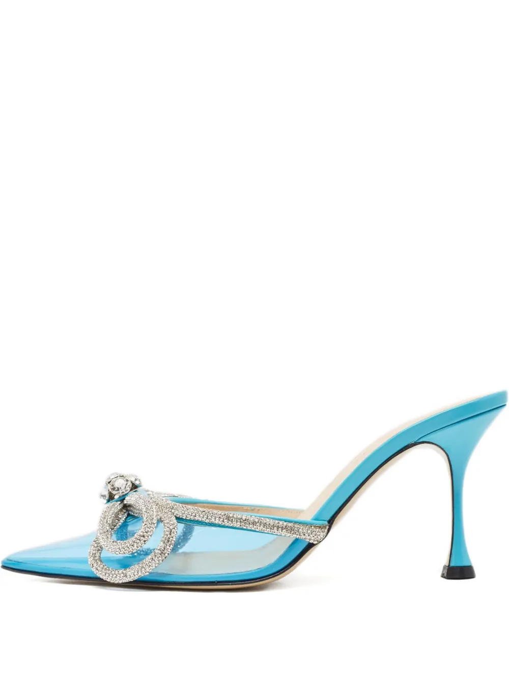 Pre-owned Mach&mach 95mm Rhinestone-embellished Pumps