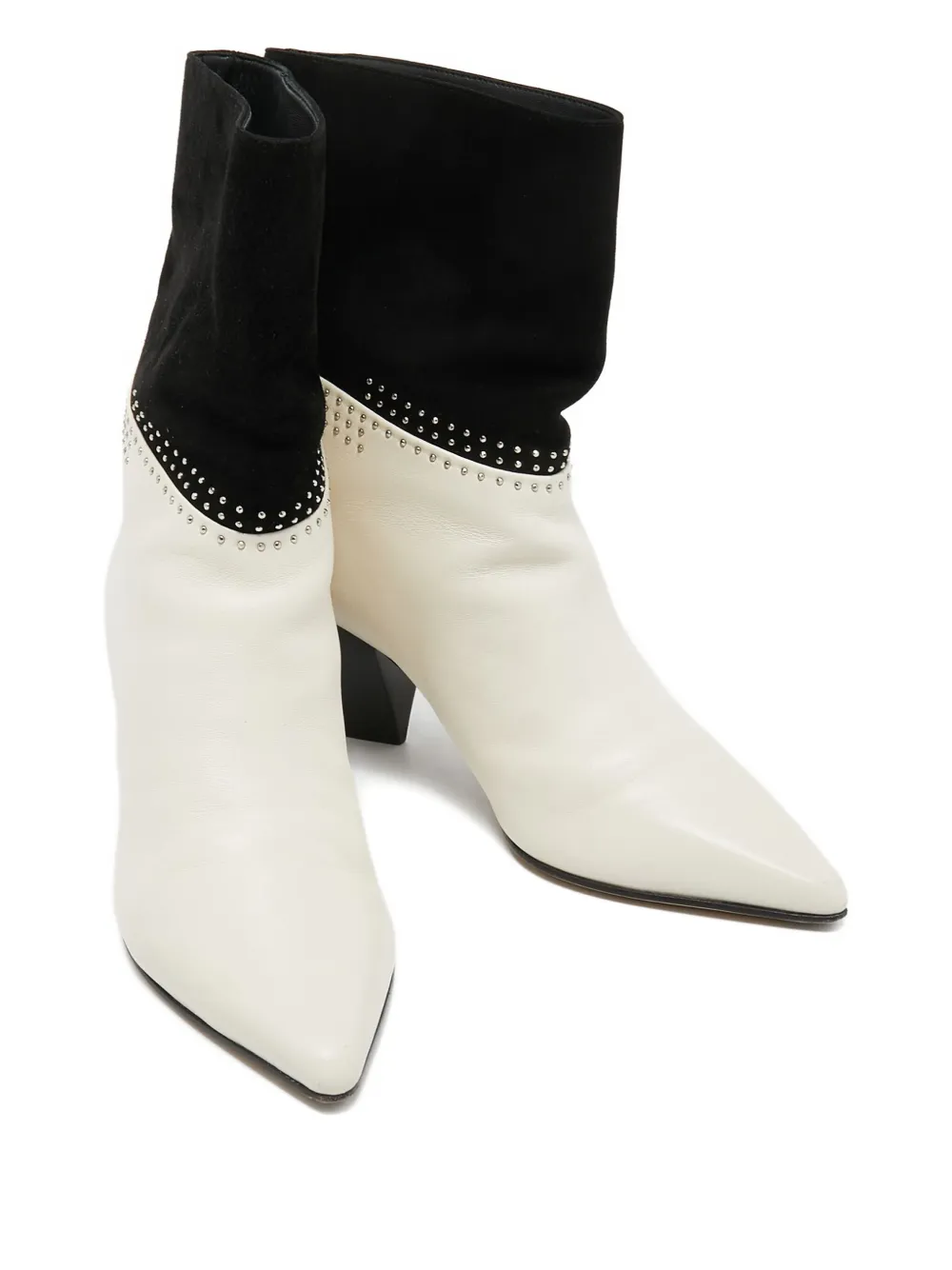 Jimmy Choo Pre-Owned 70mm pointed toe stud boots | Image 2