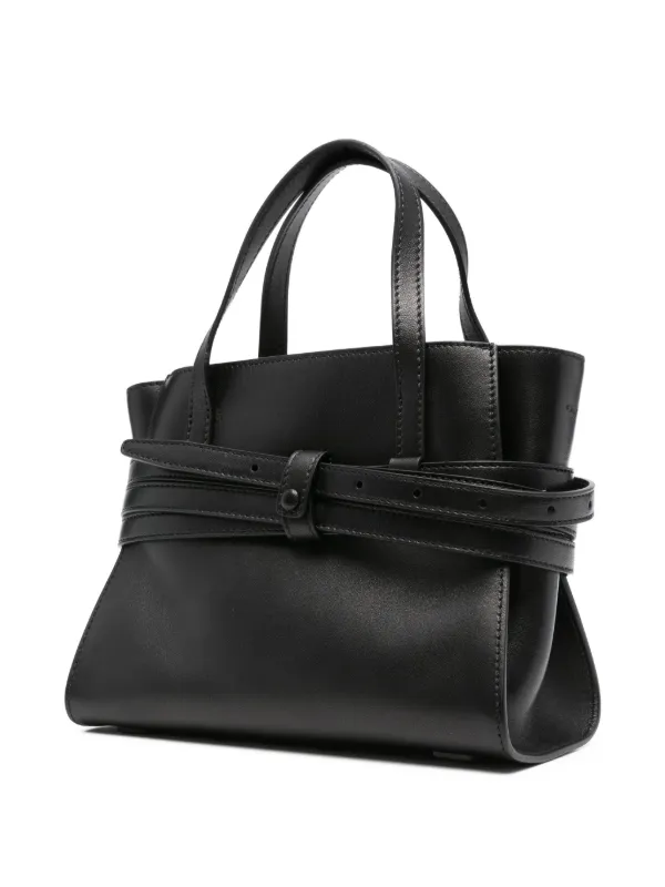 Moschino Tie Me buckle-fastening Tote Bag | Black | FARFETCH