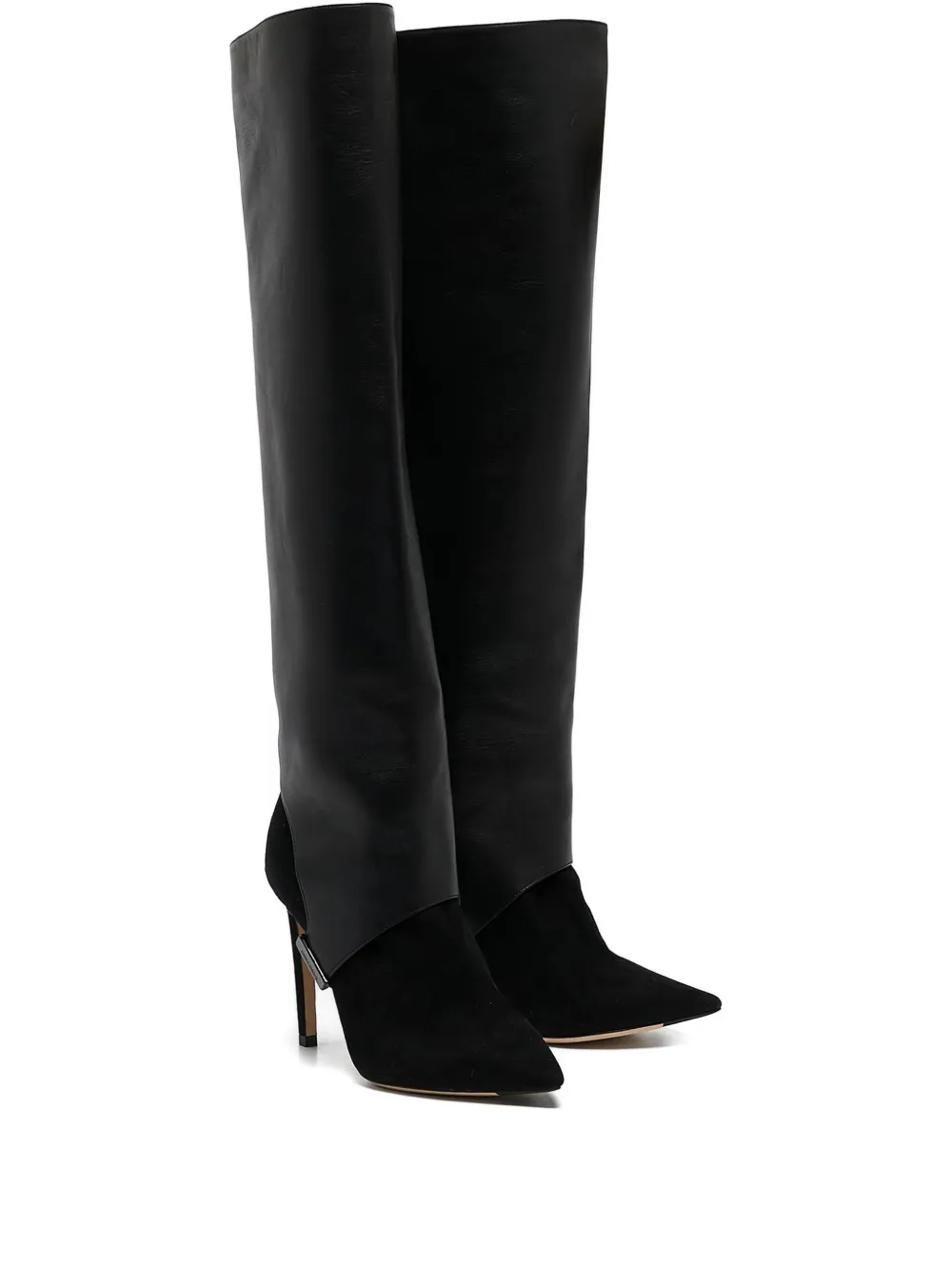Jimmy Choo Pre-Owned suede heeled boots | Black | Image 1
