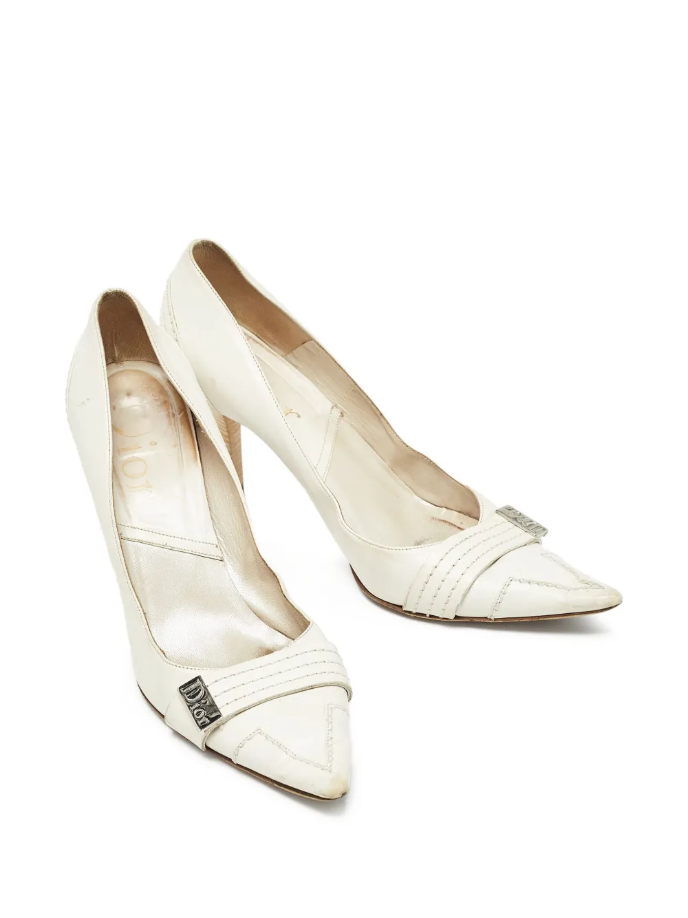 Christian Dior Pre-Owned Leren pumps - Wit