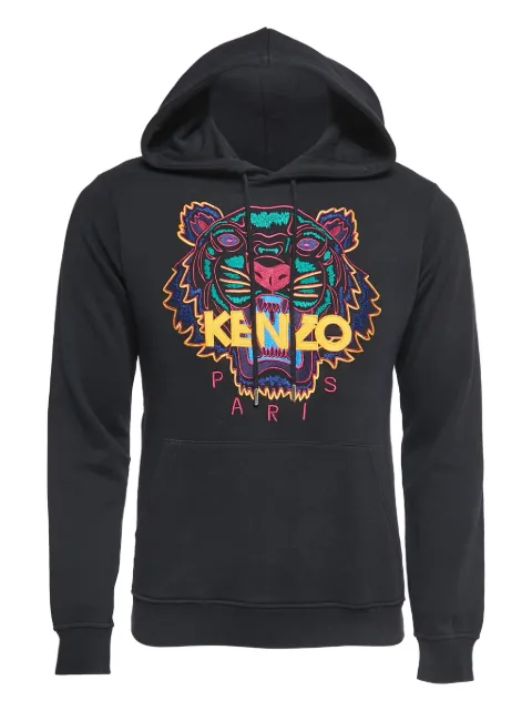 Kenzo Pre-Owned tiger-embroidered hoodie