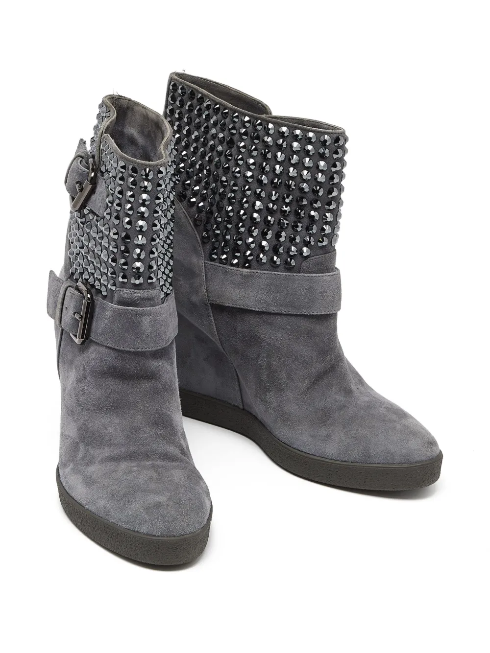 Le Silla bottines compensées pre-owned 110 mm à détails de clous | Image 2