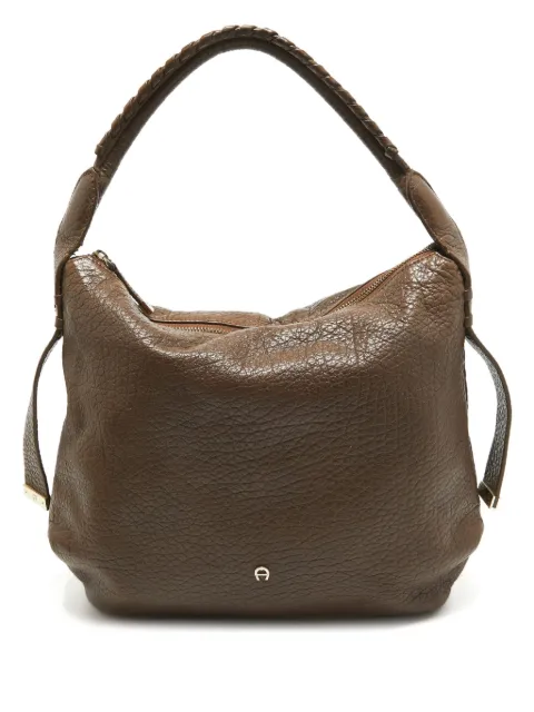 Aigner Vintage pre-owned braided-handle slouchy shoulder bag