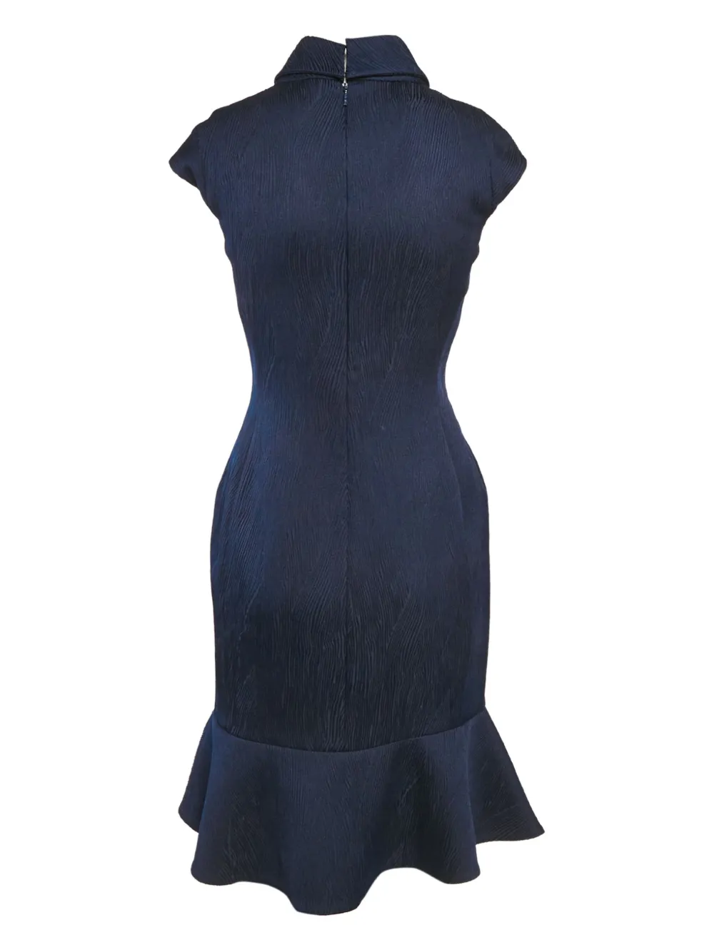 Carolina Herrera Vintage mock-neck peplum dress | Image 2