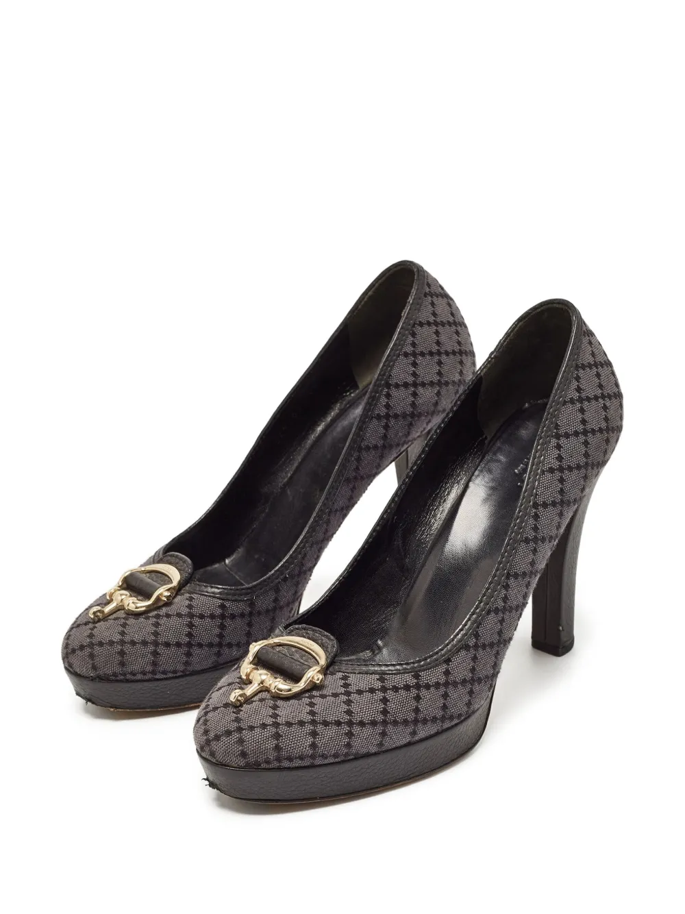 Gucci Pre-Owned 110 mm Horsebit pumps - Blauw