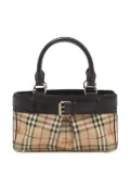 Burberry Pre-Owned Checked canvas tote bag - Brown