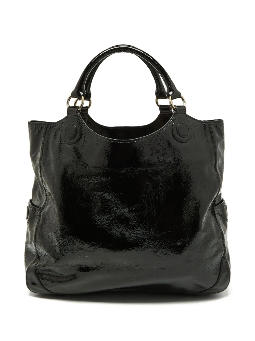 トートバッグ Anya Hindmarch Tote Bag With Logo Anya Hindmarch logo-embellished Tote Bag | Black | FARFETCH