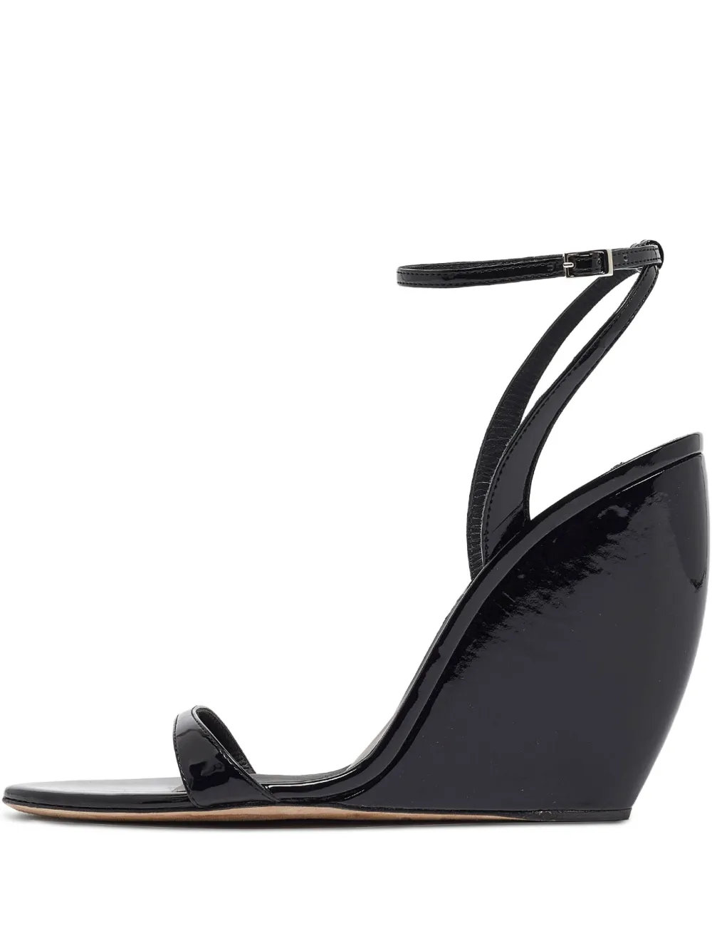 Giuseppe Zanotti Vintage 115mm patent leather wedge sandals | Black | Image 1