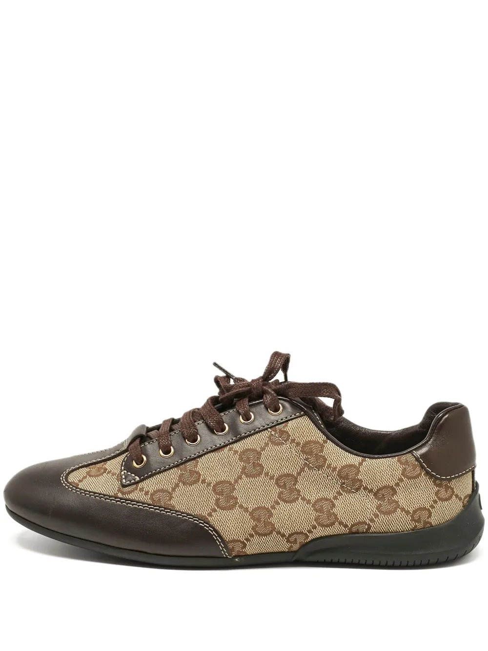 Gucci Pre-Owned GGパターン スニーカー - ブラウン Gucci Pre-Owned GGパターン スニーカー - ブラウン