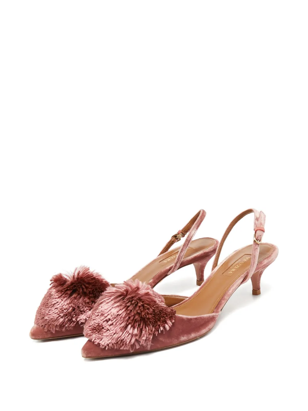 Aquazzura pre-owned 50mm Powder Puff pumps | Image 2