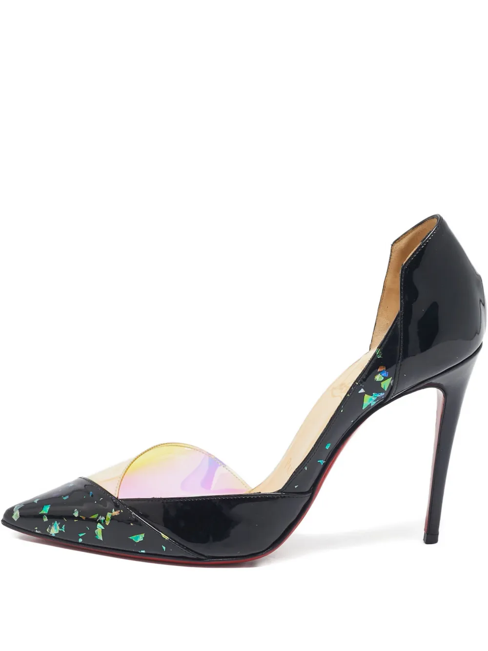 Christian Louboutin Pre-Owned zapatillas Tac Clac con tacón de 100mm | negro | Image 1