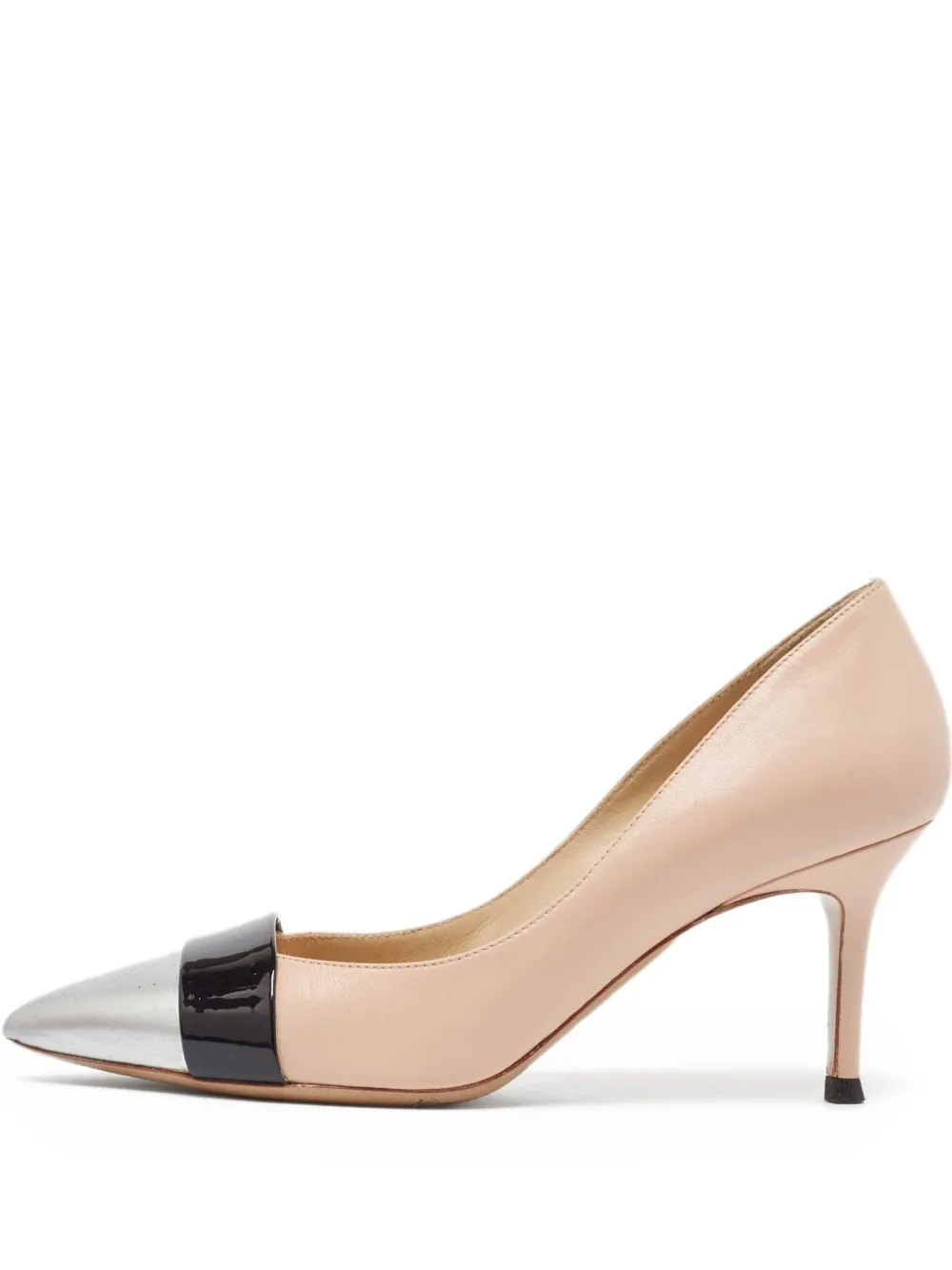 Nicholas Kirkwood pre-owned 75mm leather pumps | Neutrals | Image 1