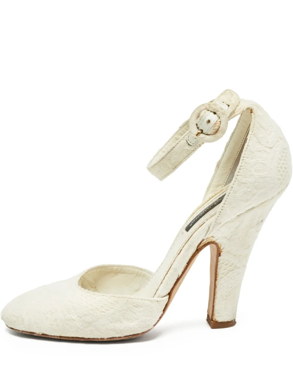 Dolce & Gabbana Pre-Owned sandalias con tacón de 110mm | blanco | Image 1