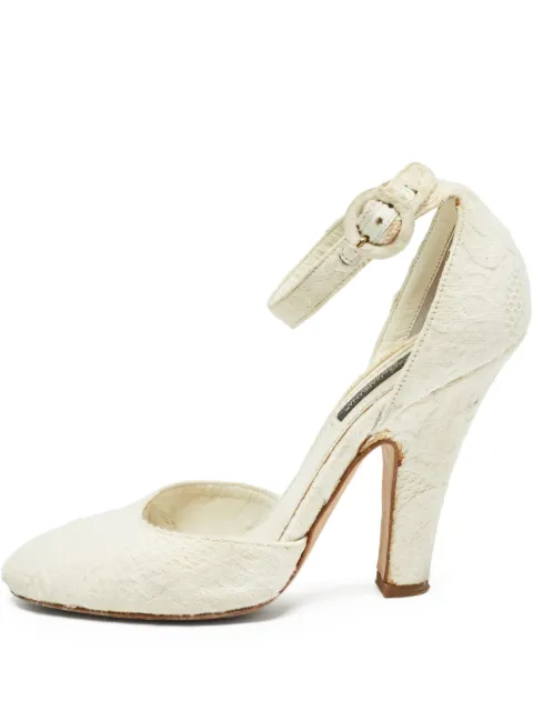 Dolce & Gabbana Pre-Owned 110mm leather heeled sandals