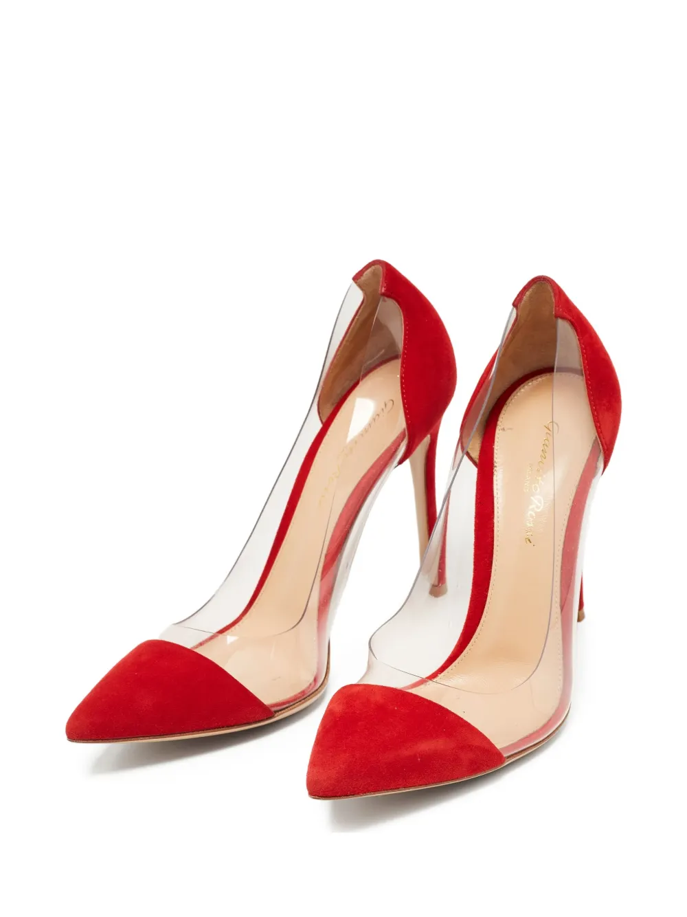 Gianvito Rossi Pre-owned 110 mm suède pumps - Rood