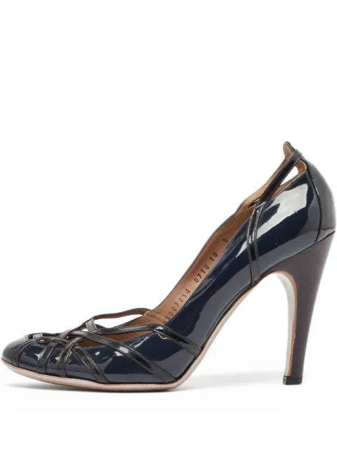 Ferragamo Pre-Owned 105mm cut-out pumps