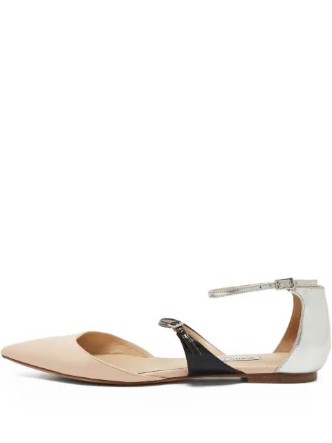 Jimmy Choo Pre-Owned leather flat pumps